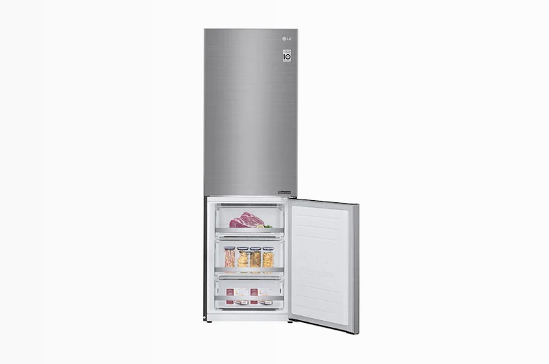 Frigorifero Combinato LG GBB71PZEFN Inox D