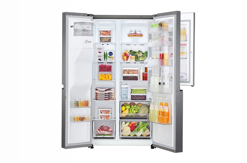Frigorifero Side-by-Side Door-in-Door | Classe F Side by Side 634lt