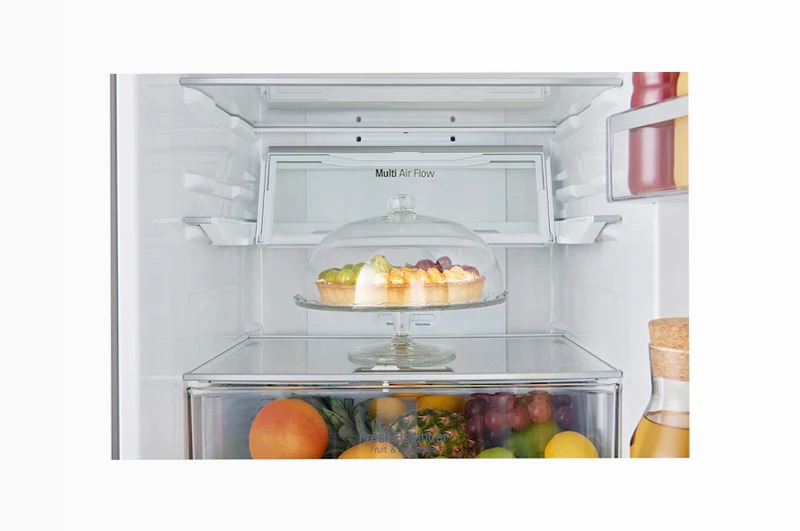 Frigorifero Combinato LG GBB59PZGFS Inox A 348lt