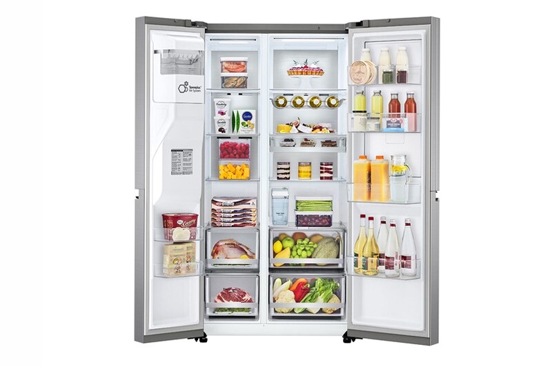 Frigorifero Side-by-Side Door-in-Door LG GSJV91PZAE E Side by Side 635lt