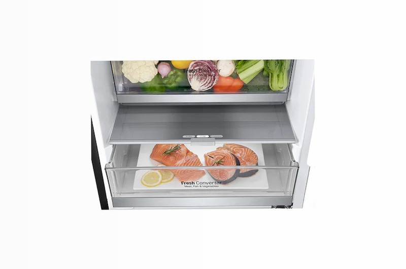 Frigorifero Combinato GBB92MCABP | LG Italia Nero B 384lt