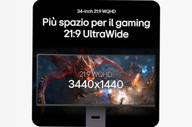 Monitor Gaming UltraGear 34" Fucsia