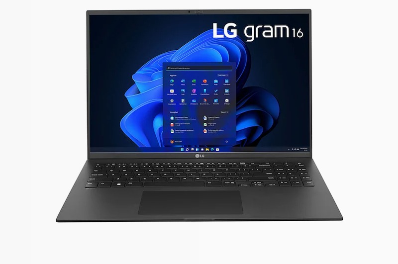 LG gram 16Z90Q | Windows 11 Pro | 16" 16:10 | Intel® Core™ i5 | RAM 16GB | SSD 512GB | 1199g - 16Z90Q-G.AP55D | LG Italia 16 512GB SSD NVMe