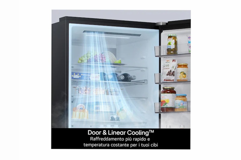 Frigorifero combinato LG Fit & Max 60 cm Argento E 375lt