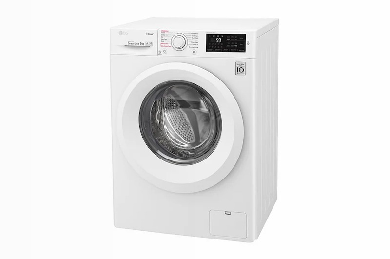 LG Lavatrice 9kg con Lavaggio a Vapore 1400rpm Bianco