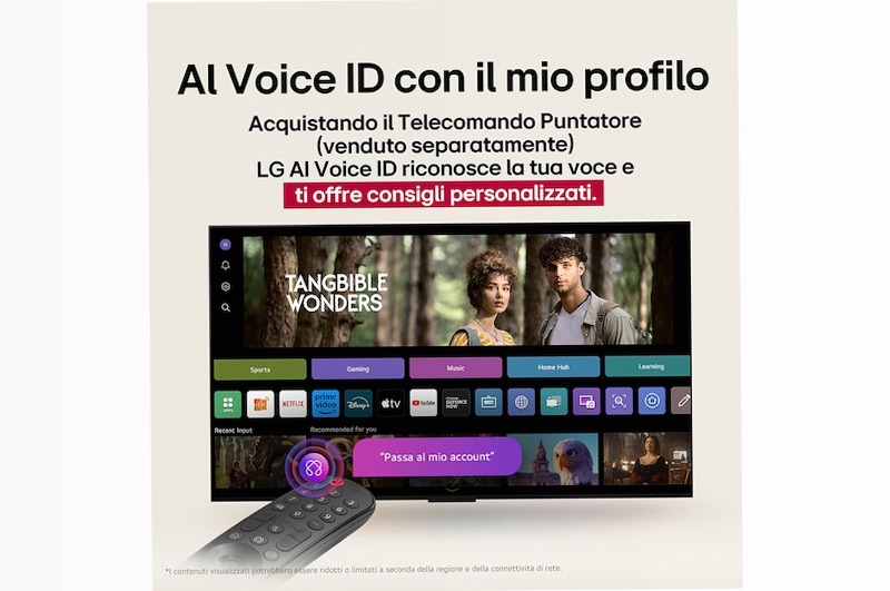 TV 43 pollici LG UHD AI UA74 4K Smart TV 2025 - 43UA74006LB | LG Italia 43" HD