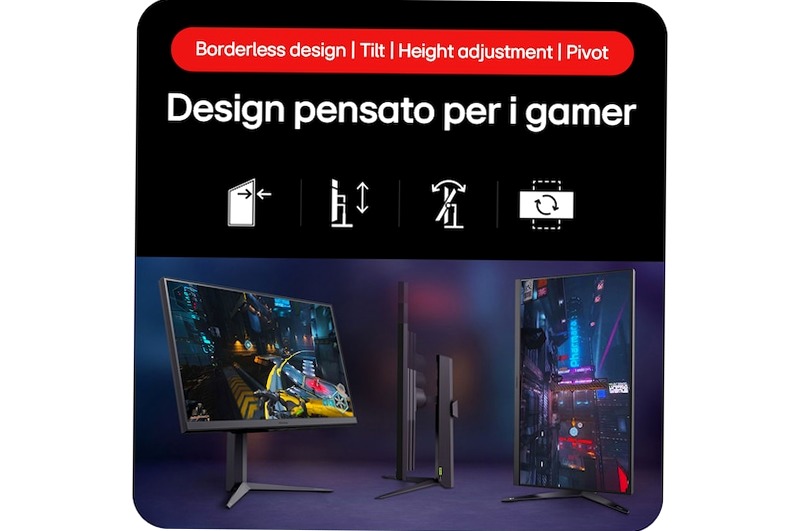Monitor gaming UltraGear 32" - Serie GS75Q Fucsia IPS