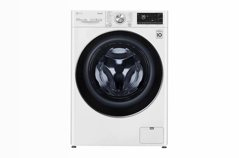 Lavatrice 9kg AI DD™ LG Serie V7 1600rpm Bianco