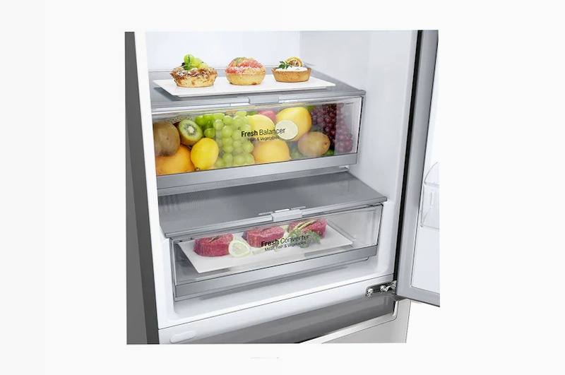 LG Frigorifero Combinato con Display LED D 341lt