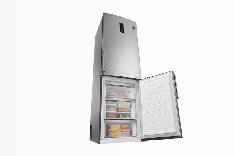 Frigorifero Combinato LG GBB59PZFFB Inox A