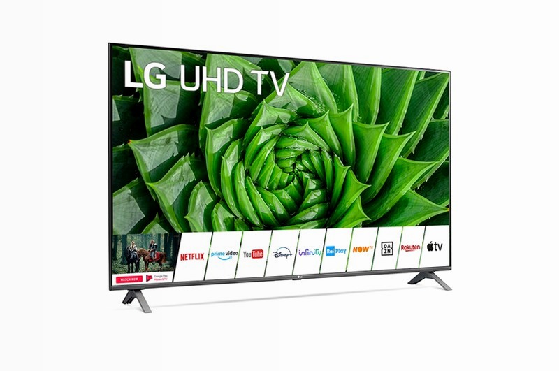 LG UHD TV 55" Serie 8000 - LED 4K Cornice Cinema Screen Smart TV webOS 5.0 Beige Crystal UHD