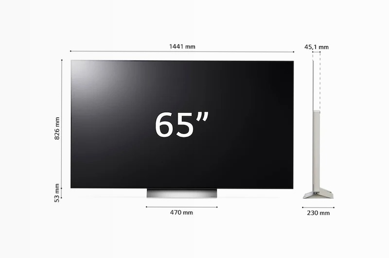 TV OLED evo 65" LG con Dolby Atmos Beige 4K