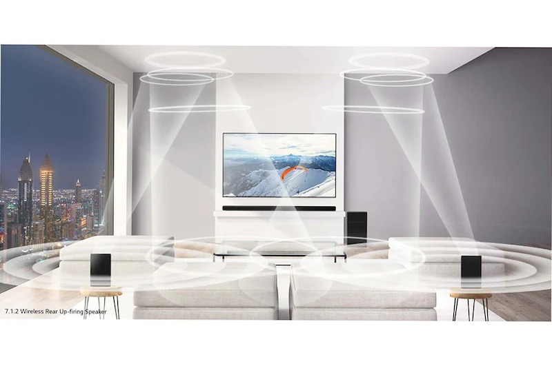 LG Soundbar 770W Dolby Atmos® Meridian Audio 7.1