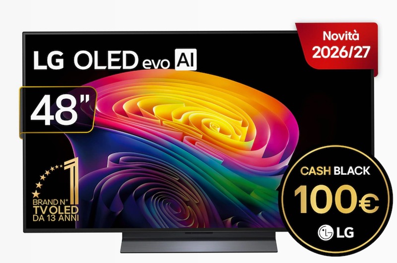 tv 48 pollici LG OLED evo AI C6 4K Smart TV 2026 - OLED48C66LB.API | LG Italia 48" HD