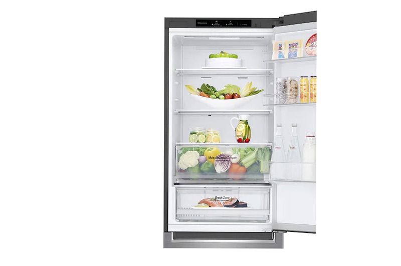 Frigorifero Combinato LG GBB61BLHEC - Classe E 341lt