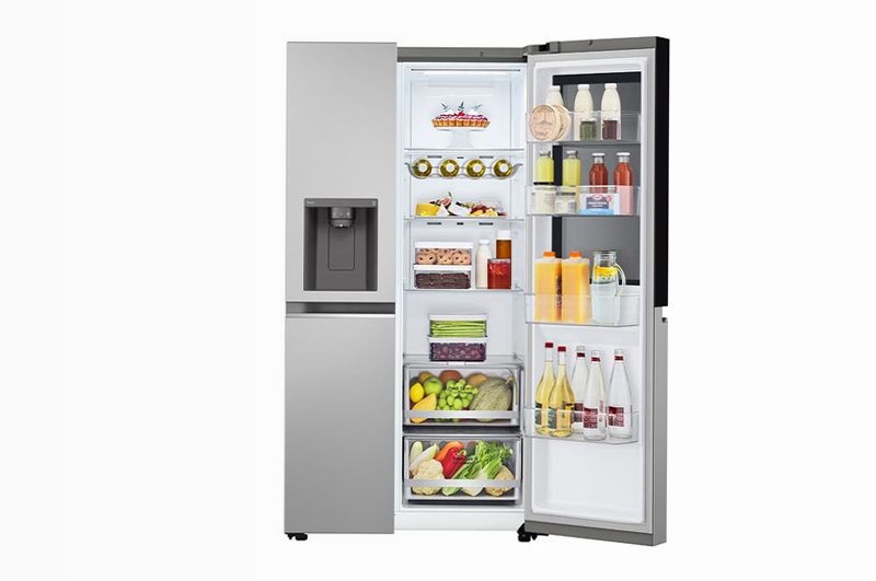 LG GSGV80PYLD Frigo InstaView Side-by-Side 635L Argento D Side by Side 635lt