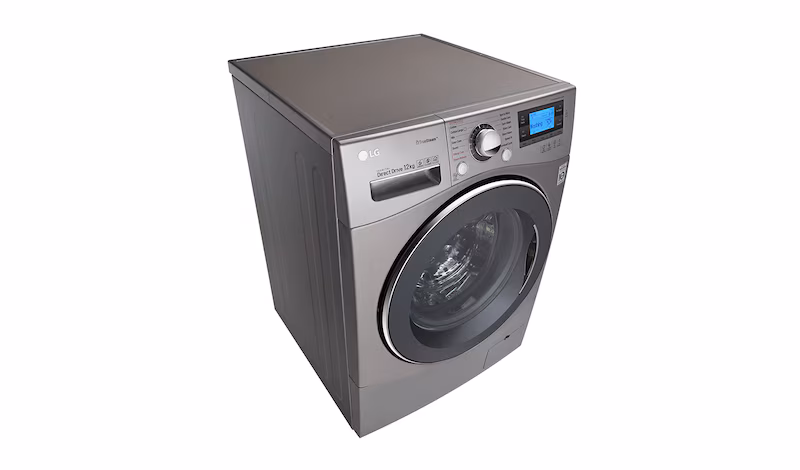 LG Lavatrice TurboWash™ 12 Kg - Oblò Cromato 1400rpm 12kg Acciaio