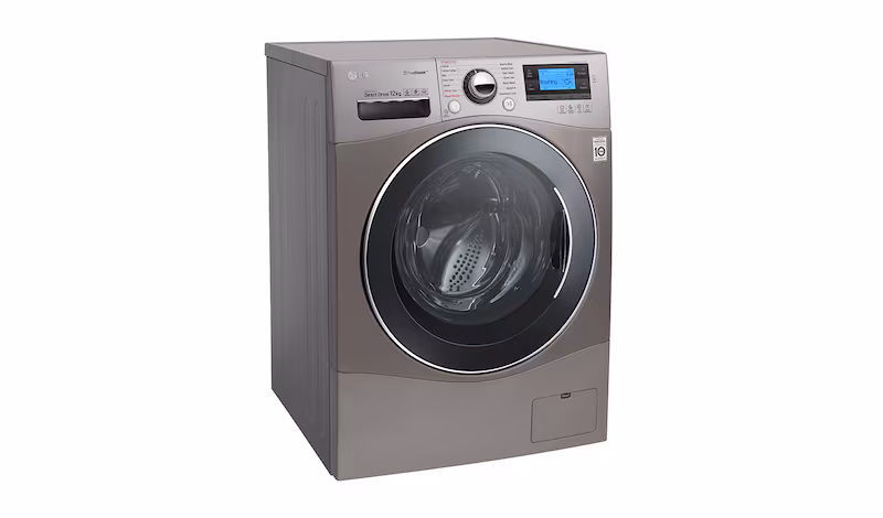 LG Lavatrice TurboWash™ 12 Kg - Oblò Cromato 1400rpm 12kg Acciaio