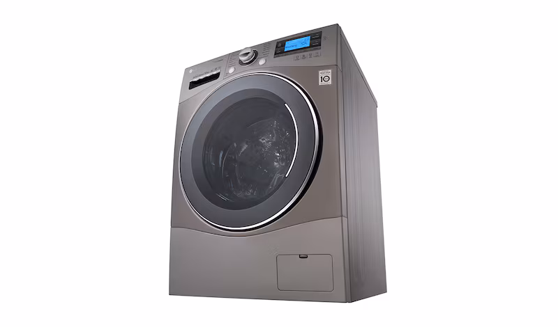 LG Lavatrice TurboWash™ 12 Kg - Oblò Cromato 1400rpm 12kg Acciaio