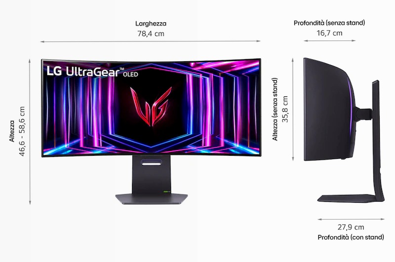 Monitor Gaming UltraGear OLED 34" Fucsia