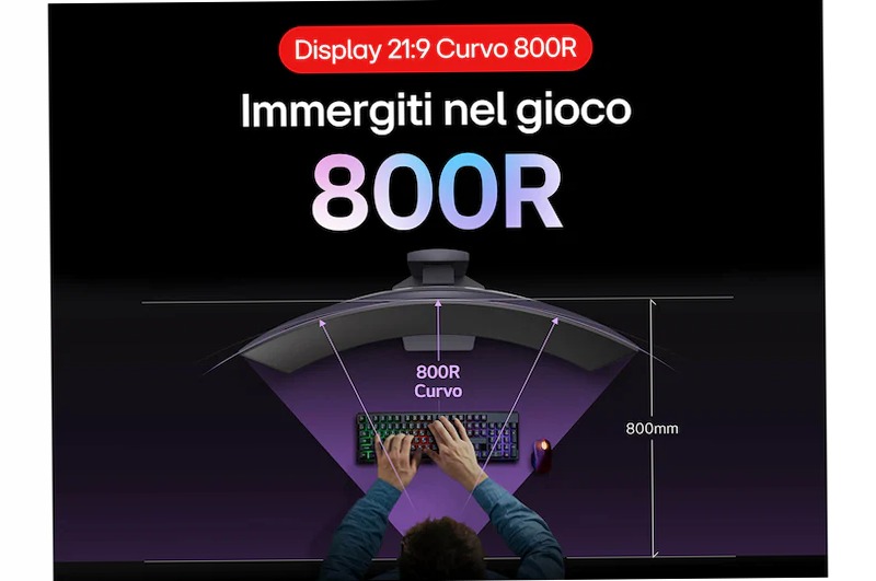 Monitor Gaming UltraGear OLED 34" Fucsia