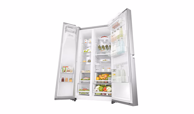 Frigorifero LG Side-By-Side Centum System™ A+++ Inox D 668lt