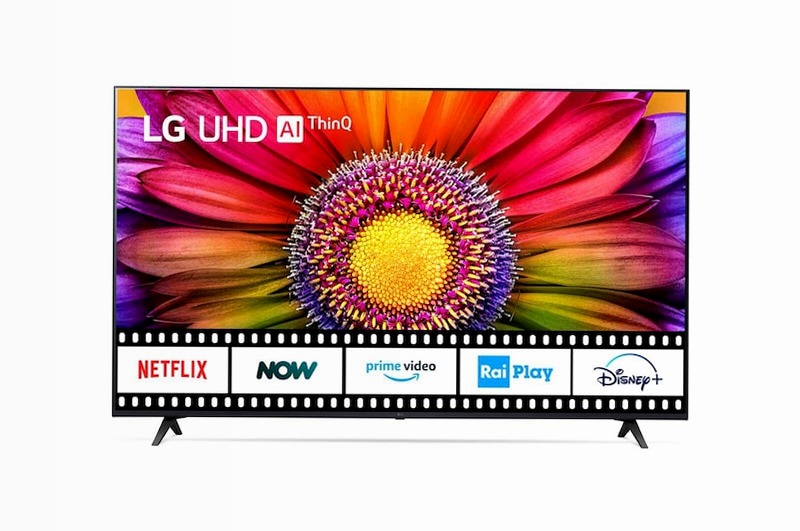 TV UHD LG Serie UR80 55'' Beige