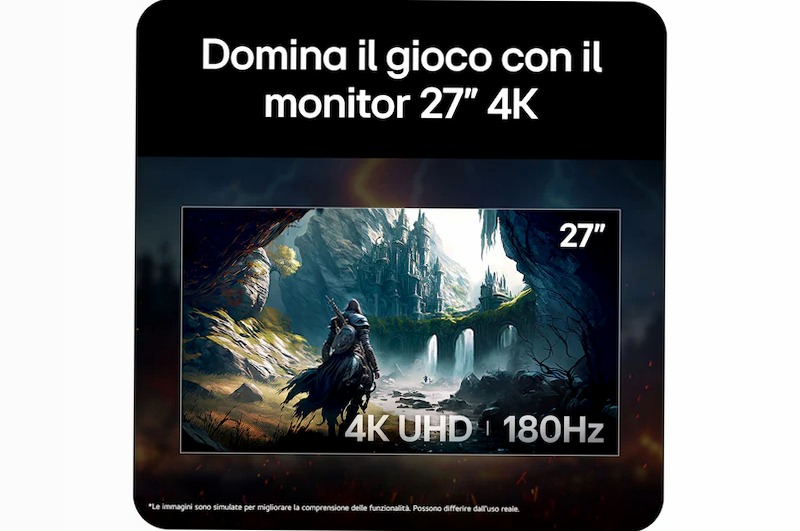 Monitor Gaming UltraGear 27" Nero IPS