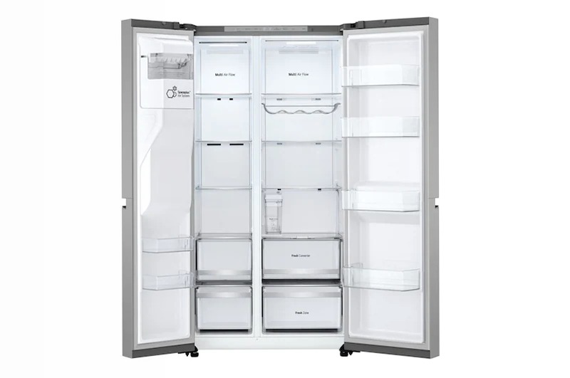 Frigorifero LG GSLE81PYBC Side-by-Side Classe C Argento Side by Side 628lt