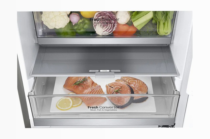LG Frigorifero Smart Combinato D 384lt