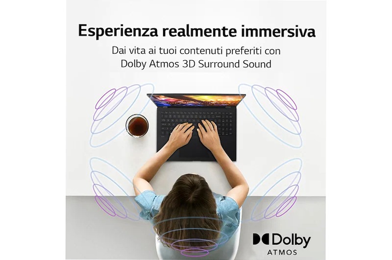 LG gram 17Z90R | Notebook Ultraleggero con Windows 11 Home e GPU dedicata RTX 3050 | 17'', Intel® Core™ i7, 16GB RAM, SSD 1TB, Obsidian Black - 17Z90R-E.AA78D | LG Italia 16 1TB SSD NVMe 17''