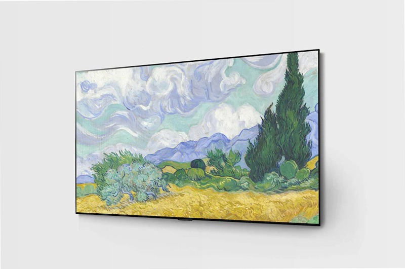 LG OLED EVO TV 77" Serie G1 - OLED 4K Gallery Design Smart TV Argento