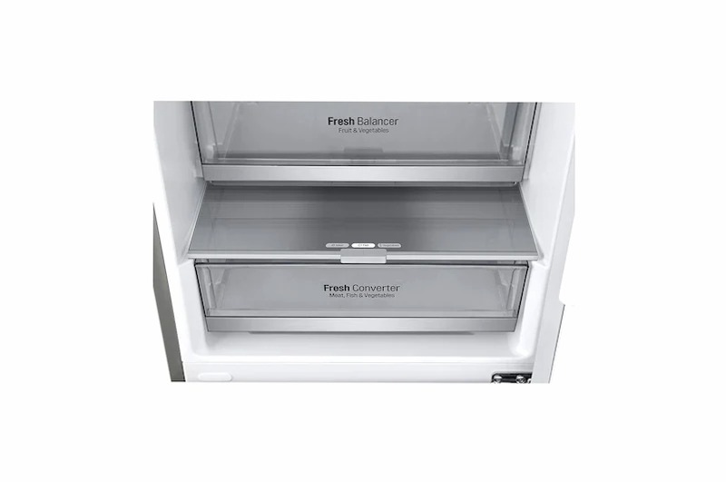 Frigorifero combinato | Classe D, 341L | Wi-Fi, Wine Rack, Door & Linear Cooling, Fresh Balancer & Converter | Noble Steel D 341lt