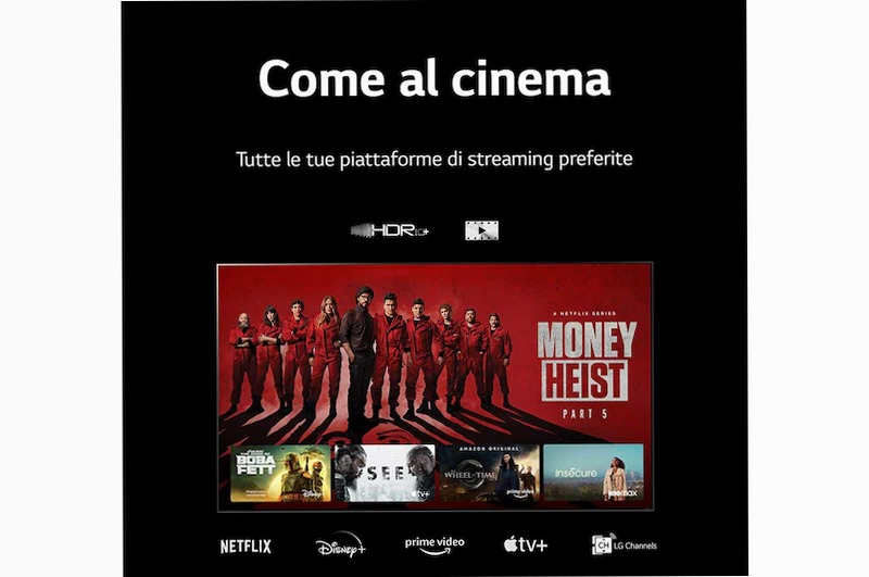 Smart TV 4K QNED da 65 pollici LG | 65QNED826QB | LG Italia 65" HD