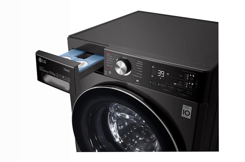 Lavatrice 10,5kg Classe A | F6WV910P2SA | LG Italia Nero