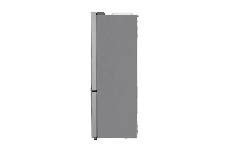 LG Frigorifero Smart Combinato Largo 70 Classe energetica E Maniglie a barra in alluminio Display esterno LED 462lt