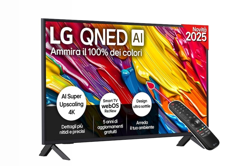 LG QNED82 43 pollici - Smart TV 4K Beige 43" HD