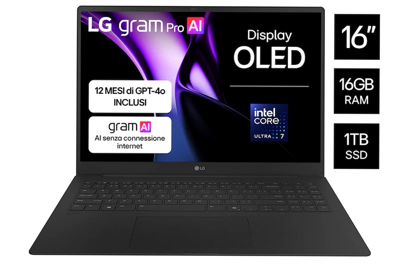 Notebook gram Pro 16" OLED 16 Windows
