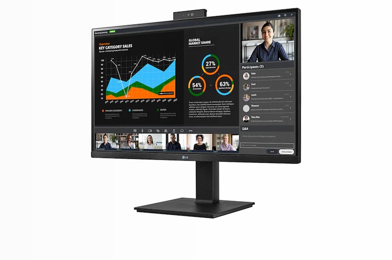 LG Business Monitor Docking 27" Beige IPS 2560 x 1440