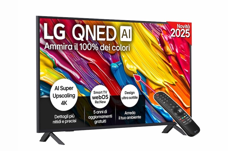 LG QNED82 50 pollici - Smart TV 4K AI Beige 50" HD
