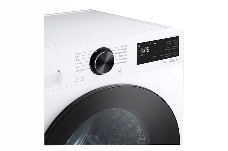 Asciugatrice LG RNX59TLBAI 9Kg B Bianco