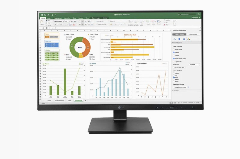 LG Business Monitor 24" Beige IPS 1920 x 1080