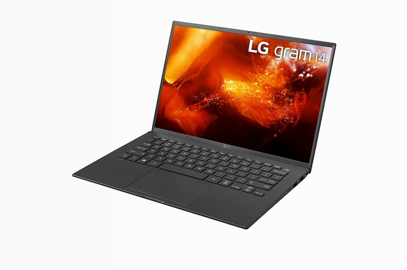 Notebook gram 14", Windows 11 Pro, i5, 16GB RAM, 512GB SSD, Nero, Tastiera inglese | LG Italia 16 512GB SSD 14"