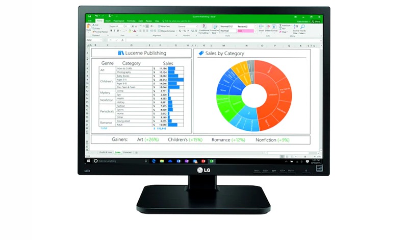 LG 24BK55WV-B Monitor PC IPS 24" 1920 x 1200