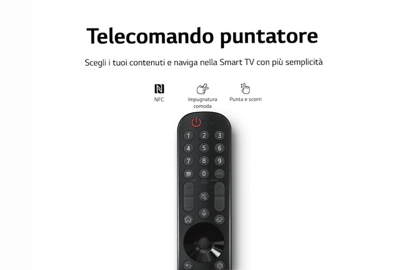 LG QNED MiniLed | TV 65'' Serie QNED96 | QNED 8K, Smart TV, VRR, Dolby Vision IQ e Atmos - 65QNED966QA | LG Italia 8K Mini-LED