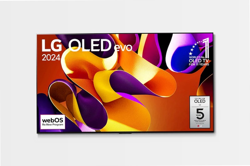 TV 83 pollici LG OLED evo G4 4K Smart TV 2024 + Soundbar SG10TY HD
