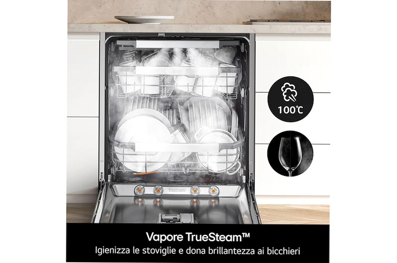 Lavastoviglie libera installazione QuadWash Serie 5 B 14 Grigio