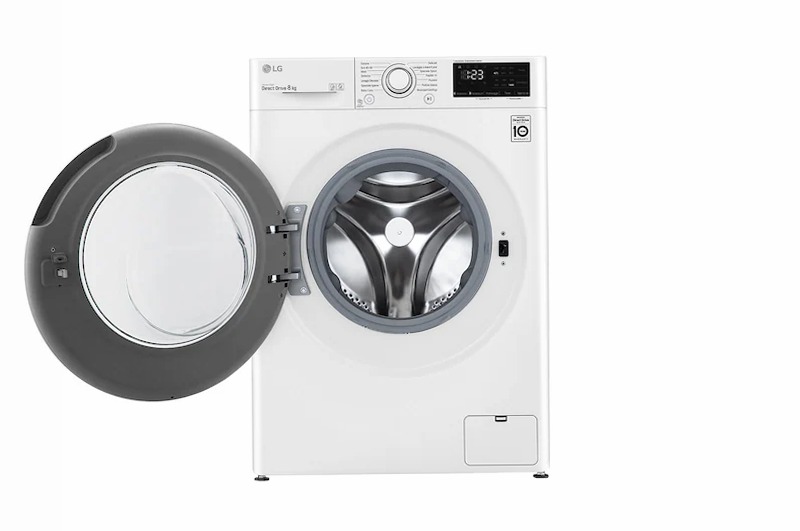 Lavatrice 8kg AI DD™ LG V3 - Classe B 1400rpm Bianco