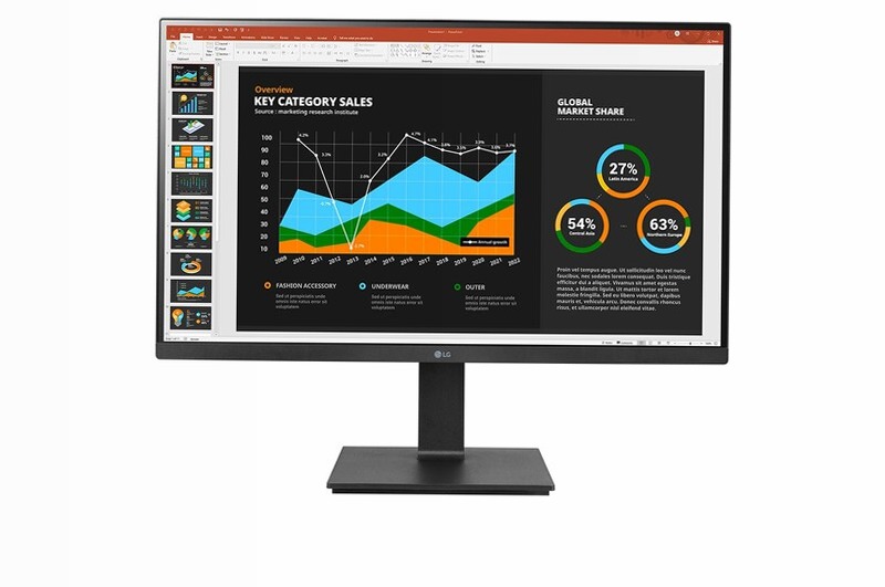 LG Monitor Professionale 27BQ75QB-B 27" Fucsia IPS