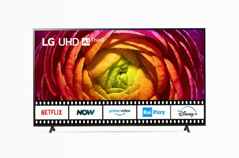 TV UHD LG Serie UR76 - 86'' Beige HD